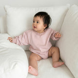 Arlo Sweat Romper - Pink