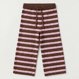 Stripe Knit Pant - Brown