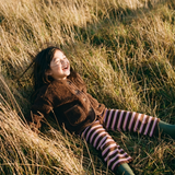 Stripe Knit Pant - Brown