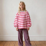 Stripe Long Sleeve Top - Pink