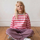 Stripe Long Sleeve Top - Pink