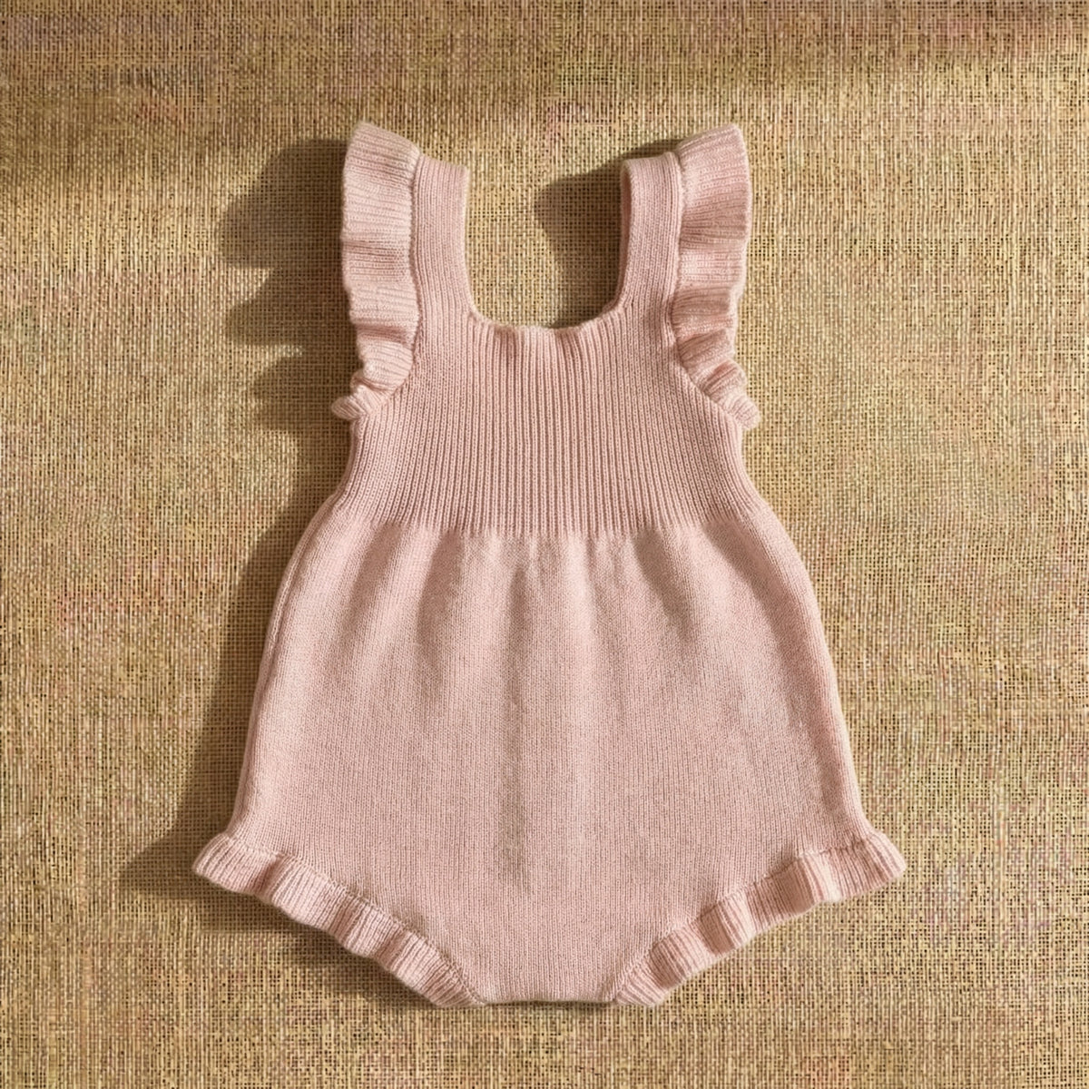 Elara Frill Knit Romper - Pink – SONNE LIFE