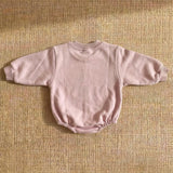 Arlo Sweat Romper - Pink