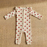 Love Heart Onsie - Beige