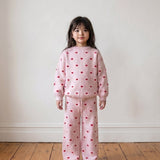 Love Heart Knit Jumper - Pink