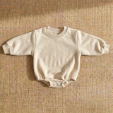 Arlo Sweat Romper - White